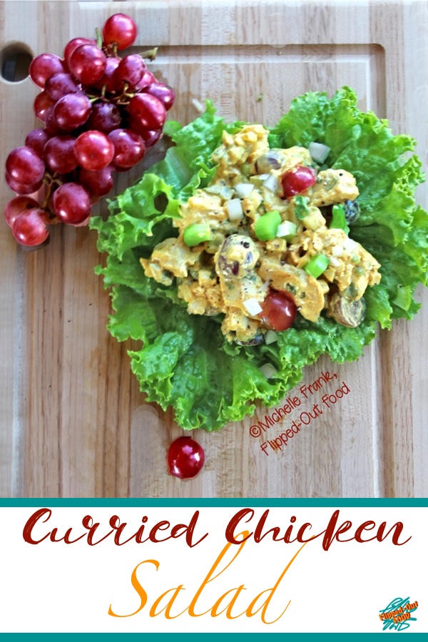 This curried chicken salad is perfect for picnics & potlucks, with a perfect balance of chew, crunch, and just a hit of spice.