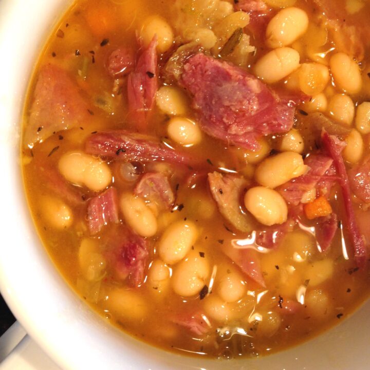 Easy Pantry Meals: Ham and Navy Bean Soup