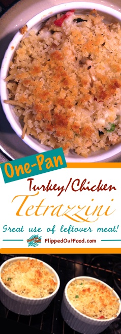 one-pot turkey or chicken tetrazzini