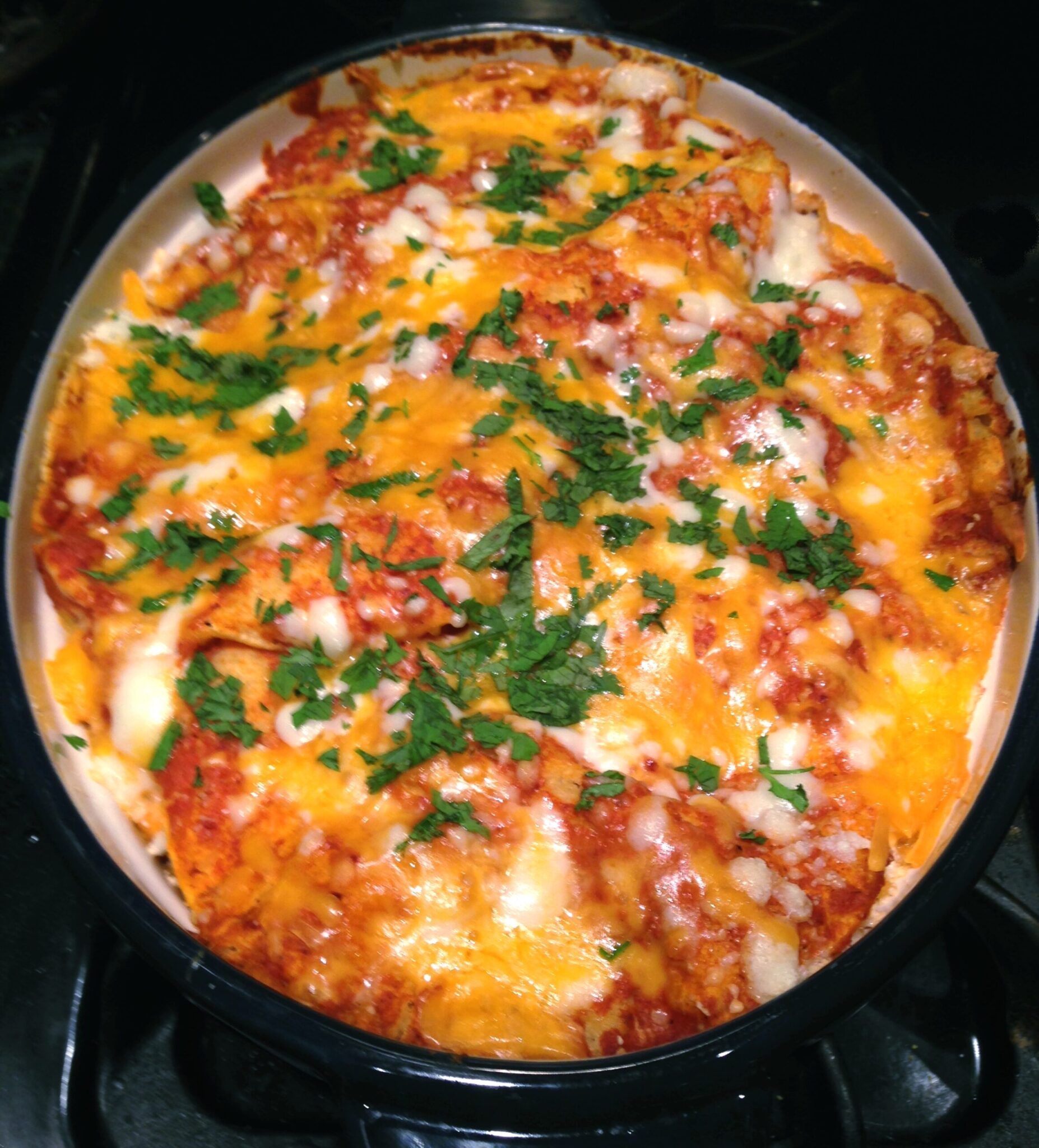 Pork Salsa Verde Enchiladas Suizas FlippedOut Food