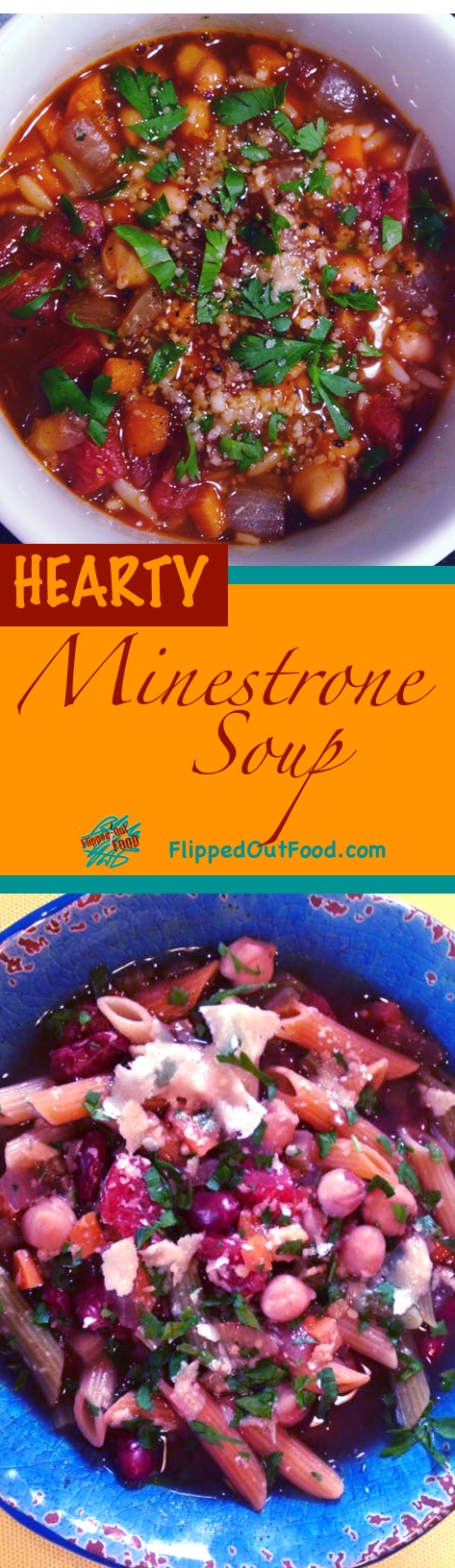 This easy, hearty Italian Minestrone Soup is made almost entirely with staples from your pantry.