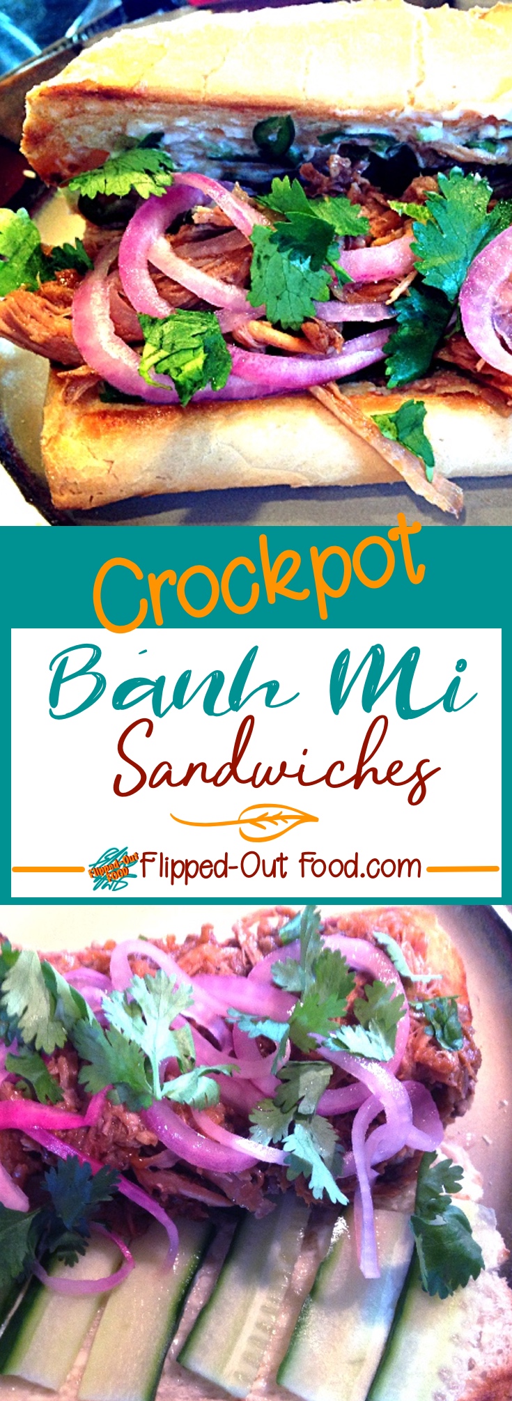 crockpot banh mi sandwiches