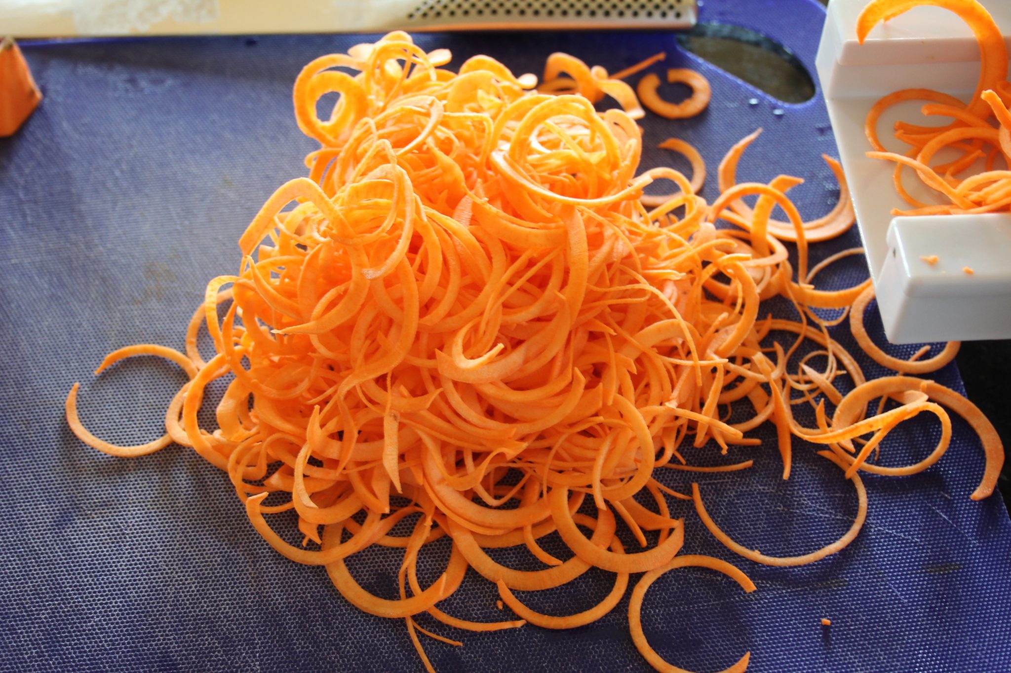 sweet potato noodles for enchilada bowls