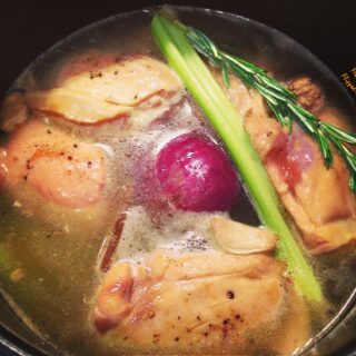 pressure-cooker chicken broth