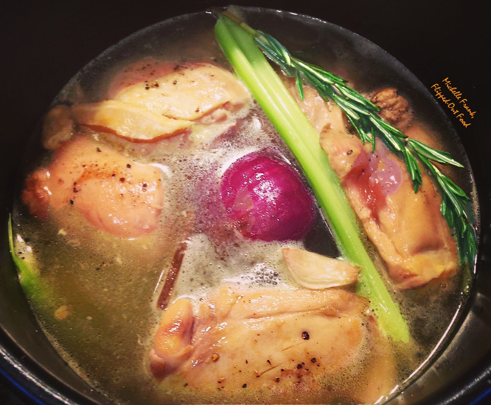 pressure-cooker chicken broth