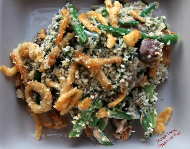 make-ahead green bean casserole serving