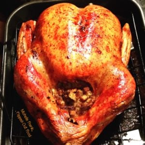 ultimate classic roast turkey in the pan