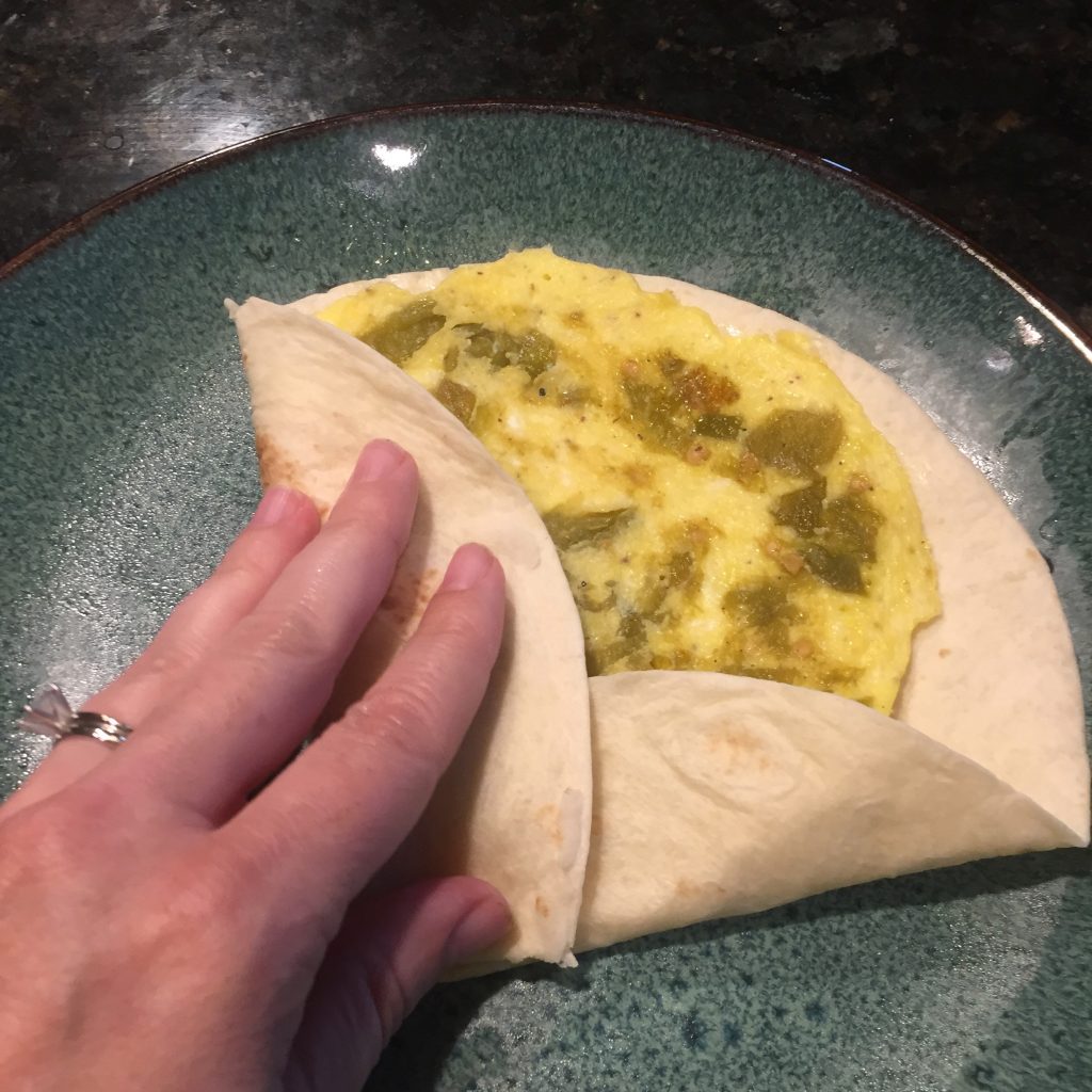 OneEgg Green Chile Frittata Wraps FlippedOut Food