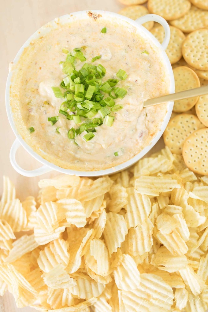 Bacon Cheese Dip, from Julie Blanner