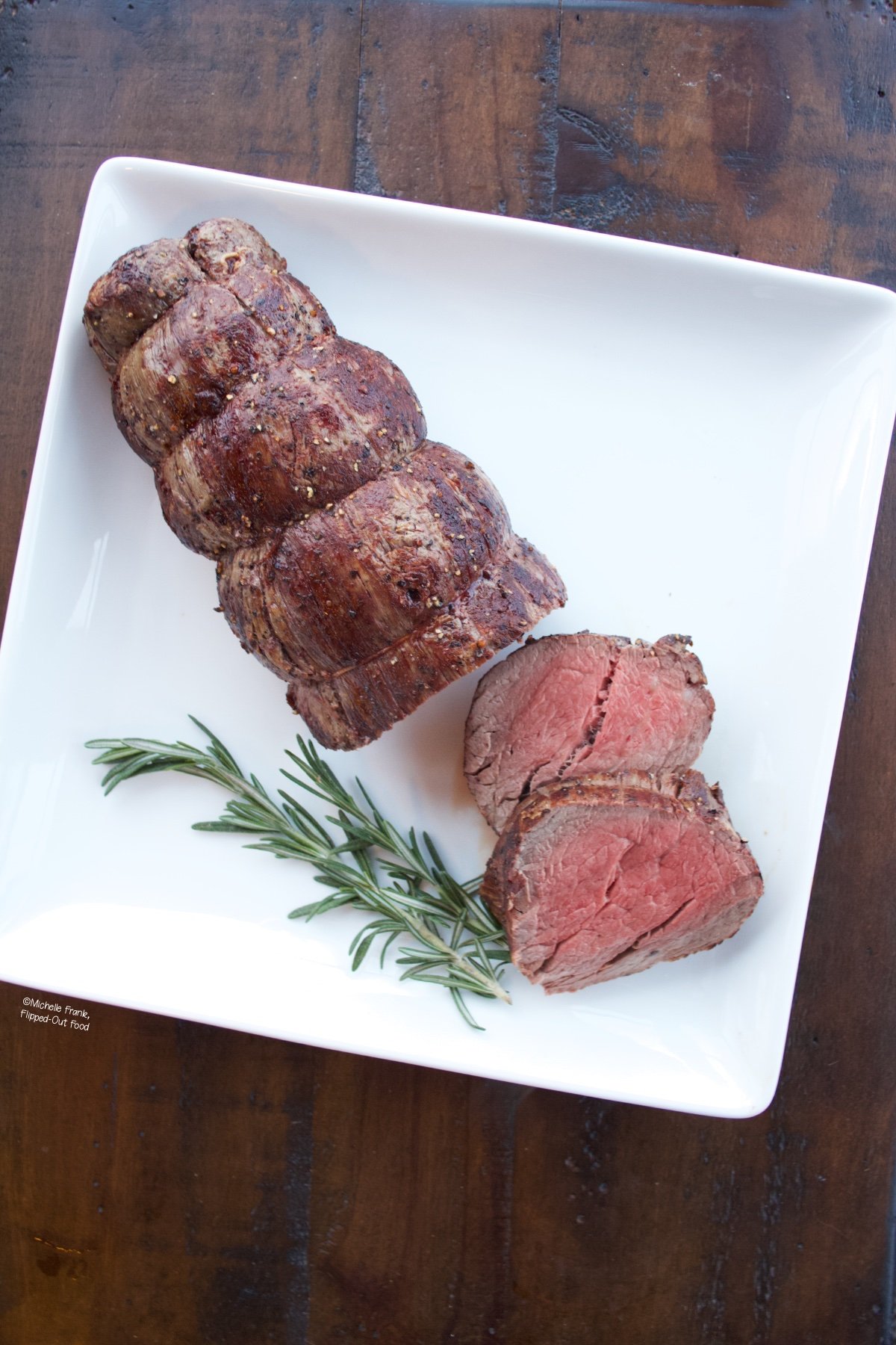 Seared Filet with Shallot Peppercorn Cream Sauce