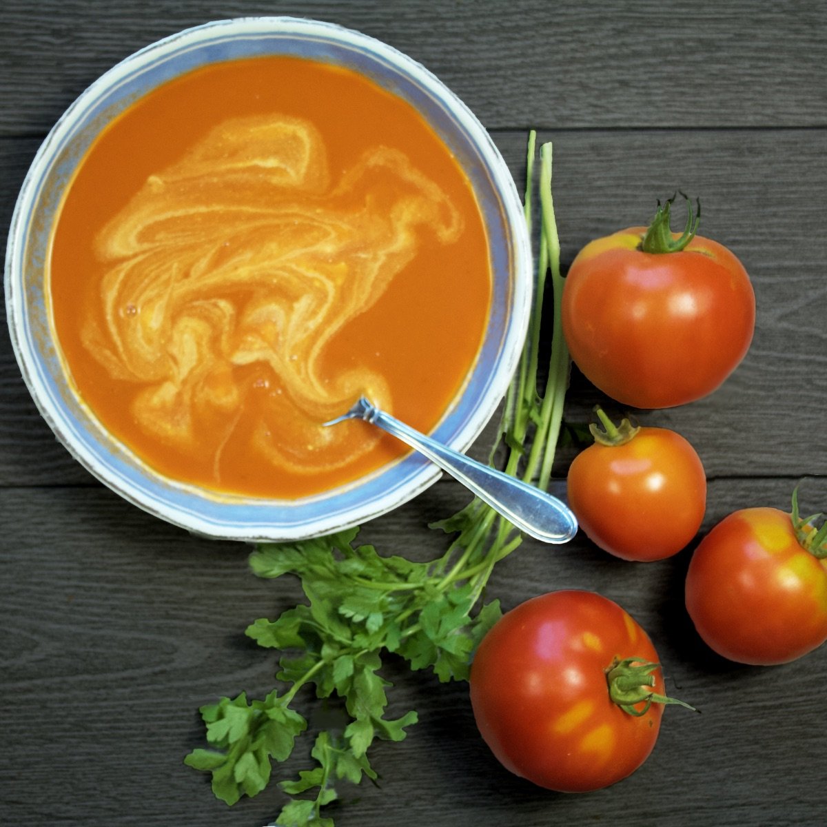 Fresh Tomato Soup - Flipped-Out Food