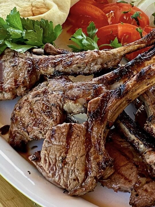 Greek Marinated Lamb Chops - Flipped-Out Food